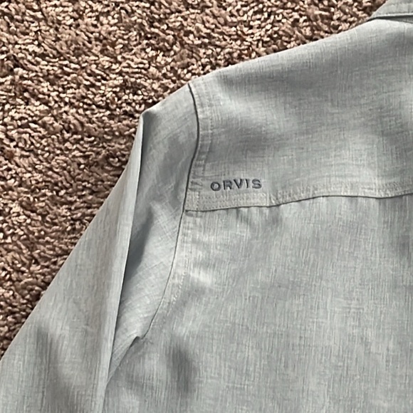Orvis Outdoor Outfitters Instructors and Apparel Makers Womens Blue Shirt - Picture 7 of 11